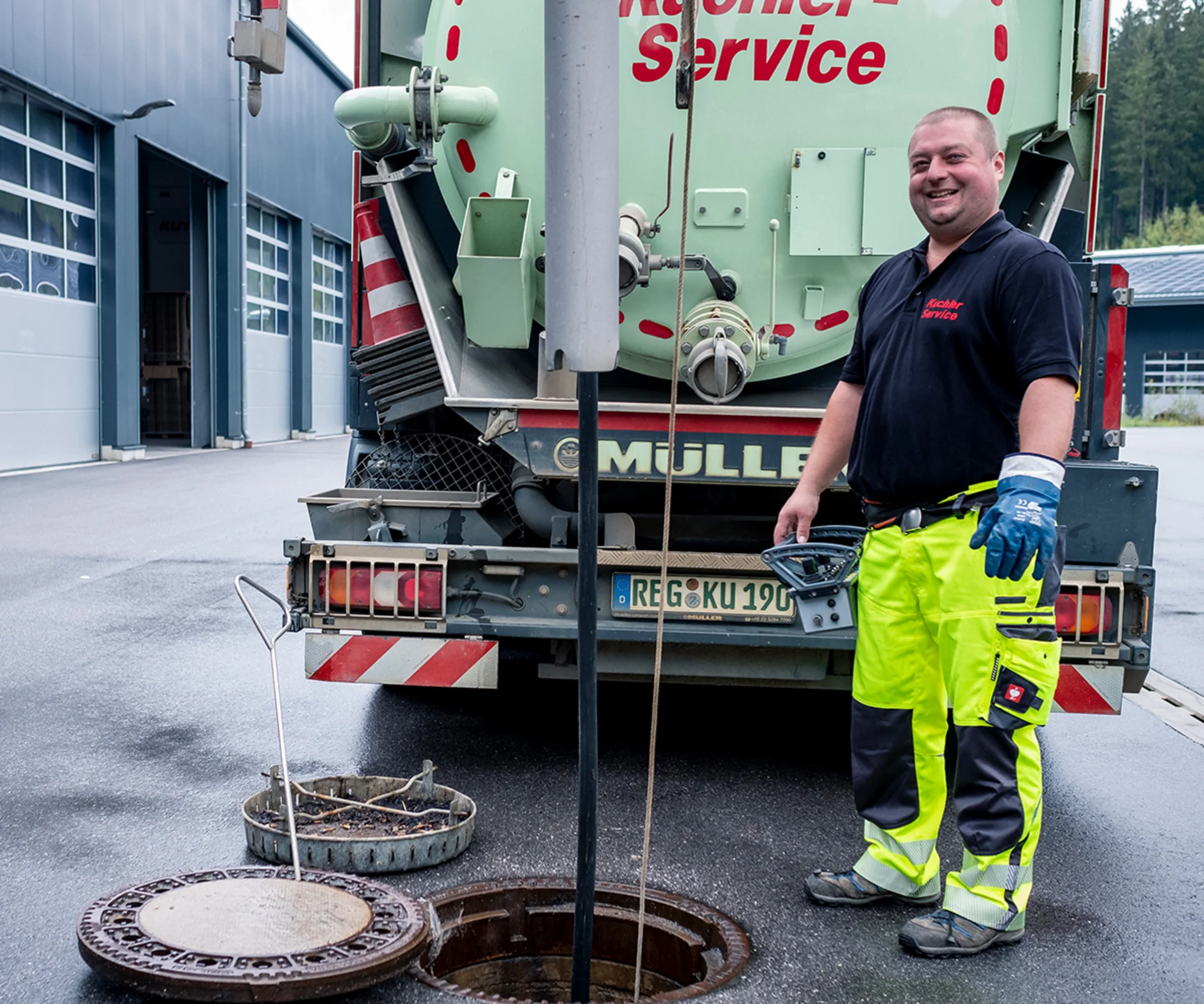 Kanalreinigung in Fürstenstein mit Hochdrucktechnik